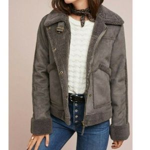 Anthropologie Marrakech Suede Jacket